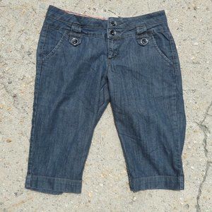 One 5 One Petite Ladies Long Blue Shorts Size 10P